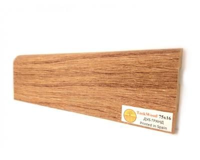 Плинтус МДФ TECKWOOD прямой Дуб Гранд 75х16х2150