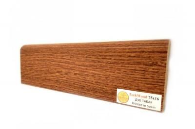 Плинтус МДФ TECKWOOD прямой Дуб Табак 75х16х2150 Плинтус МДФ TECKWOOD прямой Дуб Табак 75х16х2150