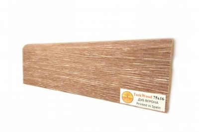 Плинтус МДФ TECKWOOD прямой Дуб Верона 75х16х2150